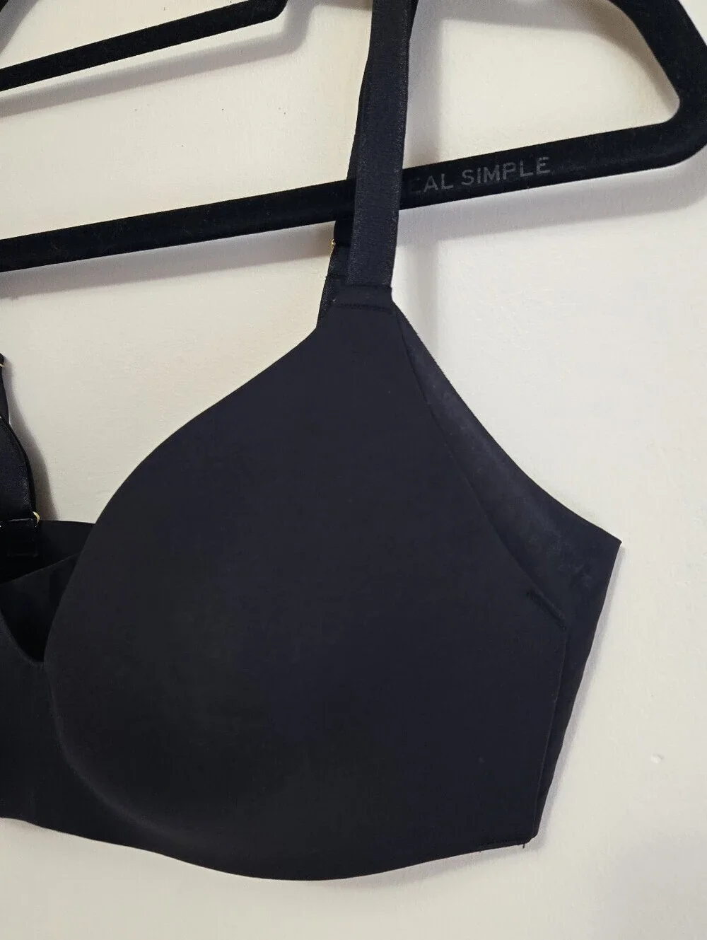 KNIX WINGWOMAN BLACK BRA NO WIRE WOMEN SIZE 3 36 B/C COMFORT SUPPORT EVERYDAY